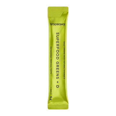 Tropeaka SUPERFOOD GREENS + D SINGLE SERVE (Box of 30 single serves)