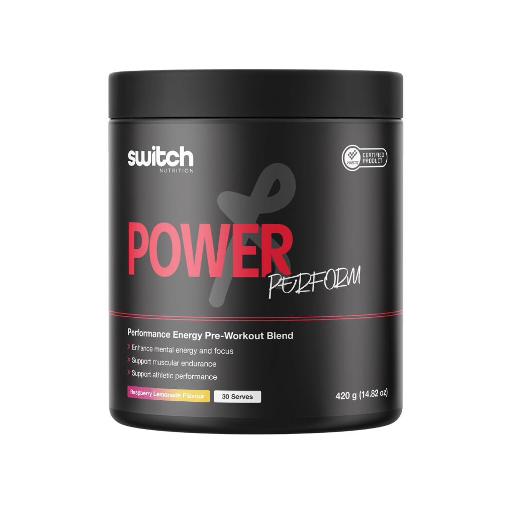 SWITCH Power Perform Pre-Workout - [30 Serves] HASTA Certified