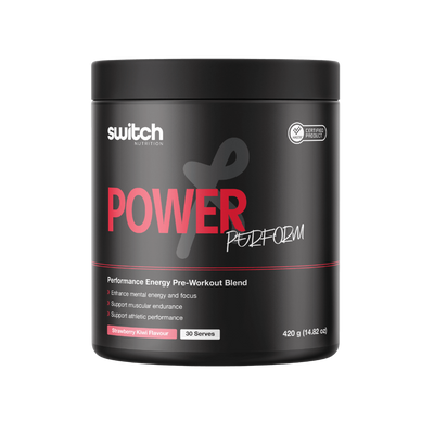 SWITCH Power Perform Pre-Workout - [30 Serves] HASTA Certified