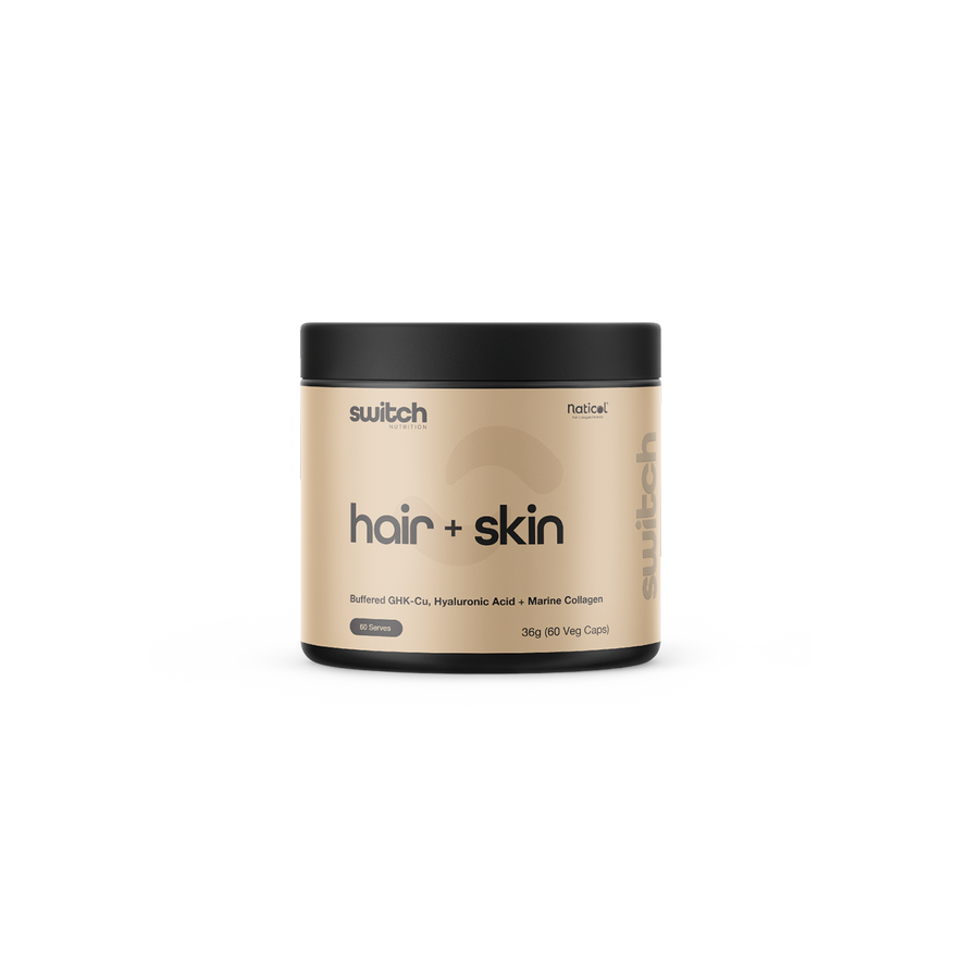 Vegan Hair and Skin Supplement with GHK-Cu Peptide Collagen