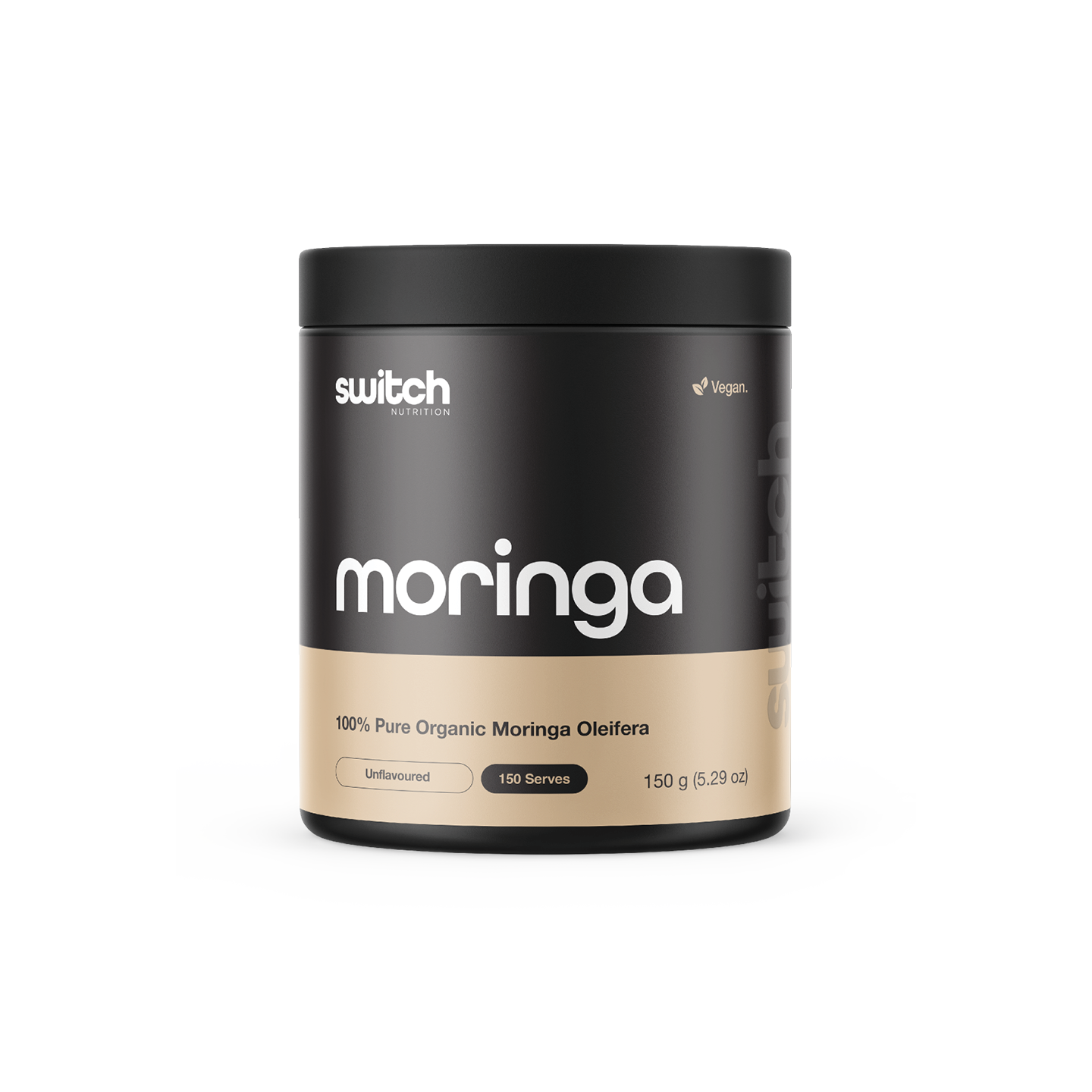 Switch Nutrition 100% Pure Organic Moringa Powder Vegan Superfood Daily Tonic