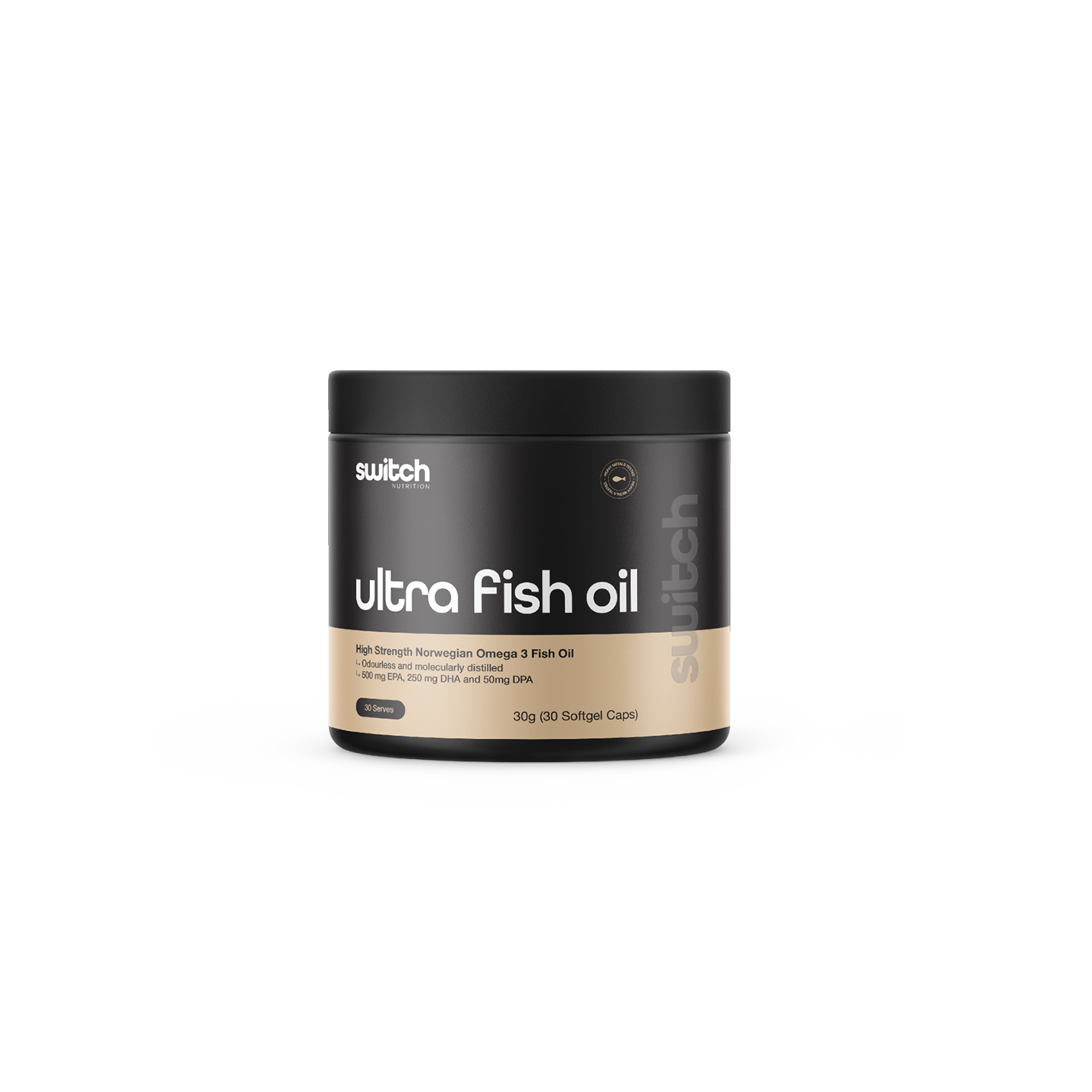 Ultra Fish Oil Norwegian Omega-3 Capsules with EPA DHA DPA