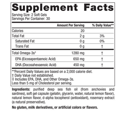 Nordic Naturals Ultimate Omega 60 Softgels