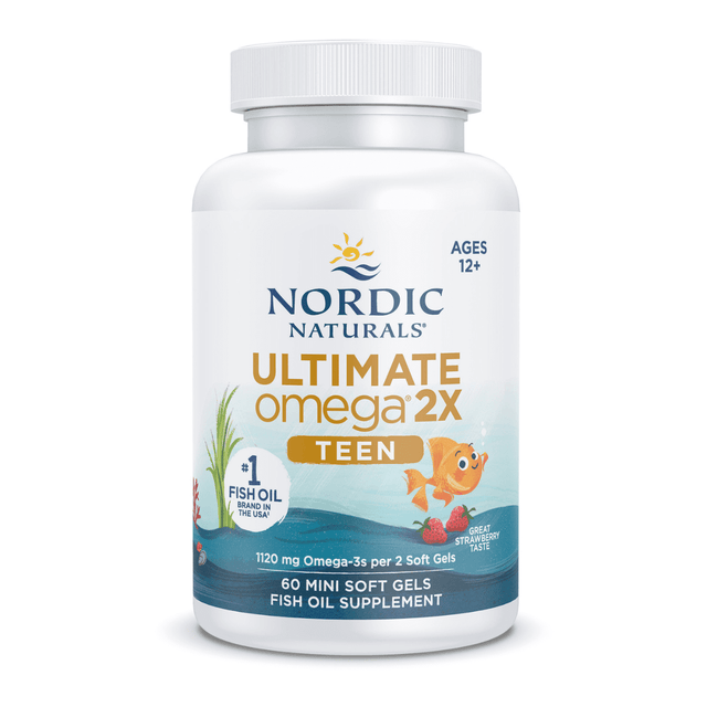 Nordic Naturals Ultimate Omega 2X Teen 60 Softgels