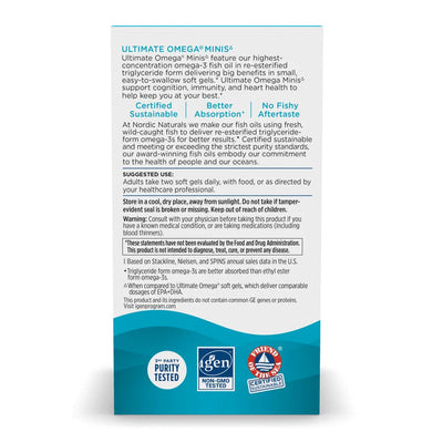 Nordic Naturals Ultimate Omega Mini 60 Softgels