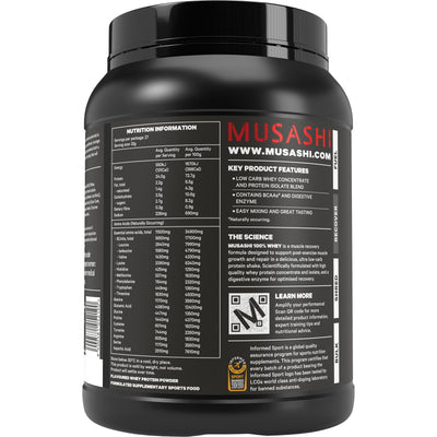 Musashi 100% Whey 900g