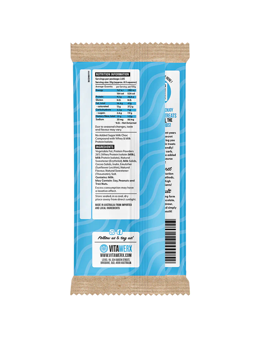 Vitawerx Protein Milk Chocolate Bar