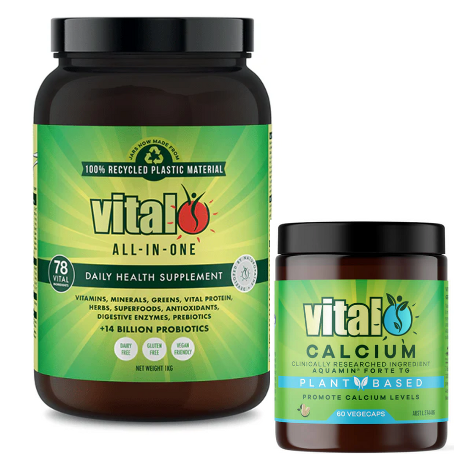 Vital All-In-One 1kg + Vital Calcium 60 Caps ( Calcium dated 05/2025 )