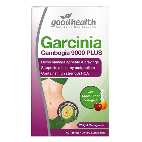 Good Health Garcinia Cambogia 9000 Plus with Apple Cider Vinegar 60 Tabs CLEARANCE Short Dated end of 10/2026