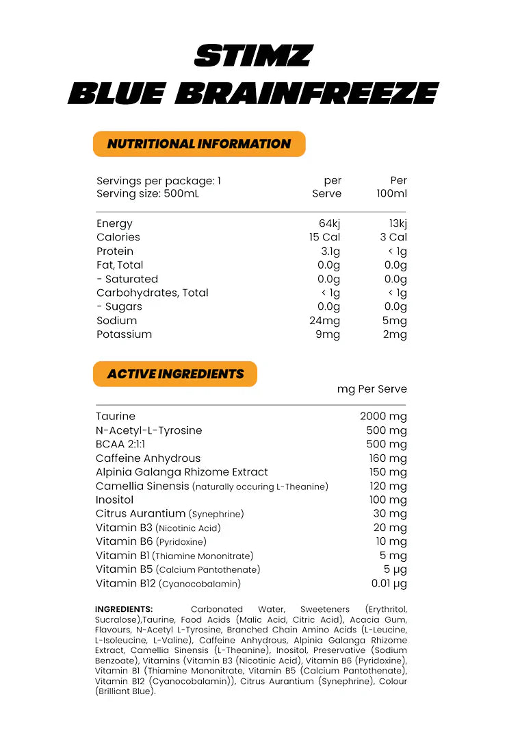 Stimz Extreme Energy 160mg Caffeine