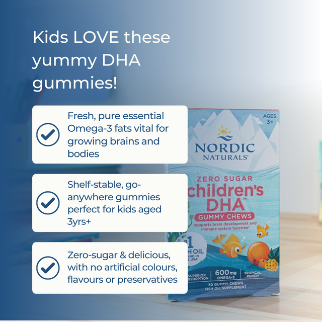 Nordic Naturals Children's DHA Gummies x30