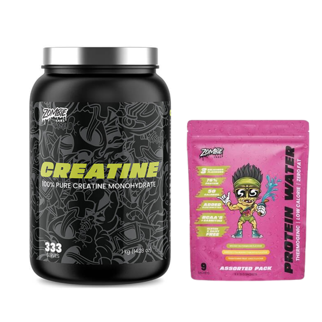 Zombie Labs Creatine 333 Serves + FREE Protein Water 9 serve