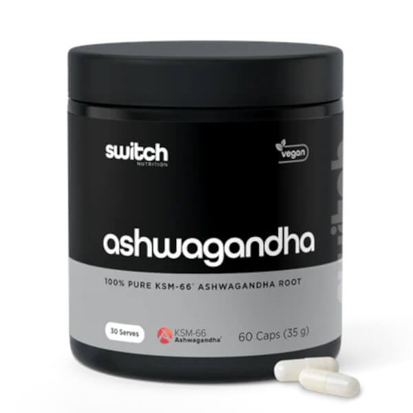 Switch Nutrition KSM-66 Ashwagandha 60 Caps