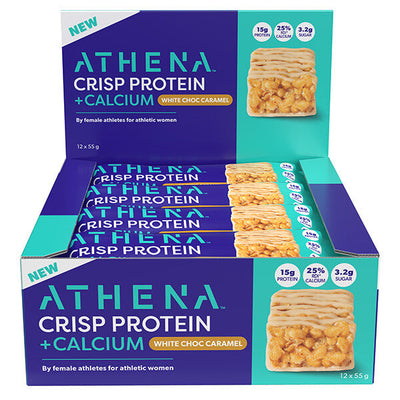 Athena Crisp Protein + Calcium Bars 55g x12