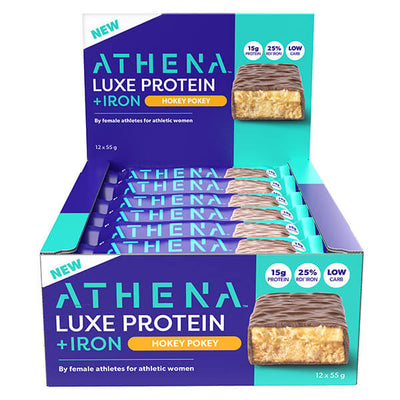 Athena Luxe Protein + Iron Bars 55g x12