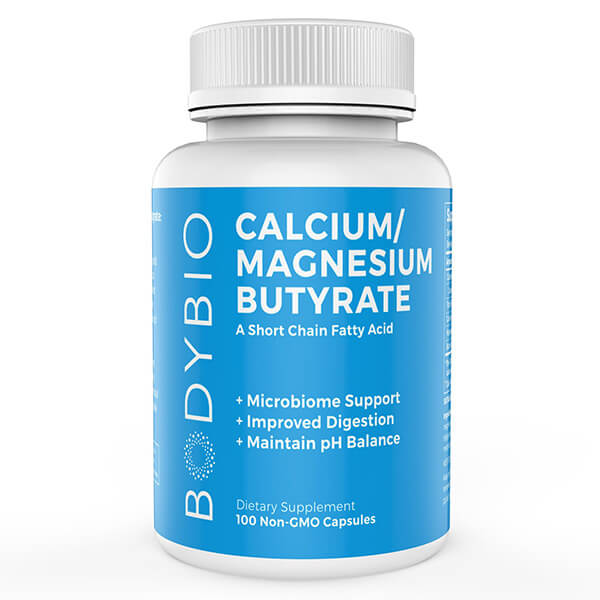 BodyBio Calcium/Magnesium Butyrate 100 Caps