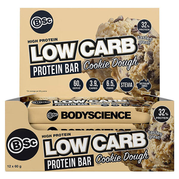 BSc Body Science High Protein Low Carb Bars 12x60g