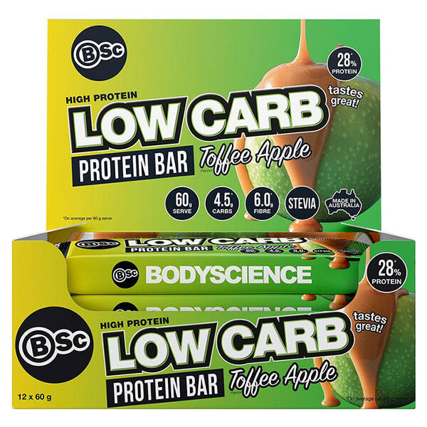 BSc Body Science High Protein Low Carb Bars 12x60g