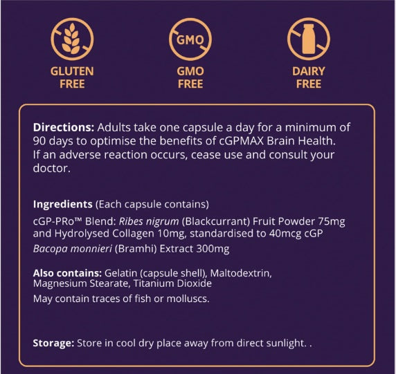 cGPMAX Brain Health Supplement
