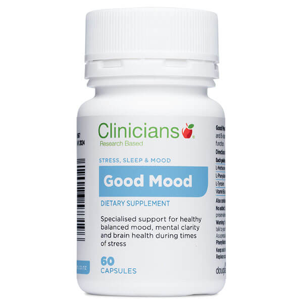Clinicians Good Mood 60 Capsules CLEARANCE Short Dated end of 09/2026