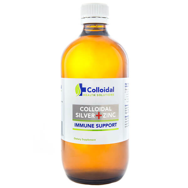 Colloidal Health Solutions Colloidal Silver + Zinc 200ml Vitamins NZ