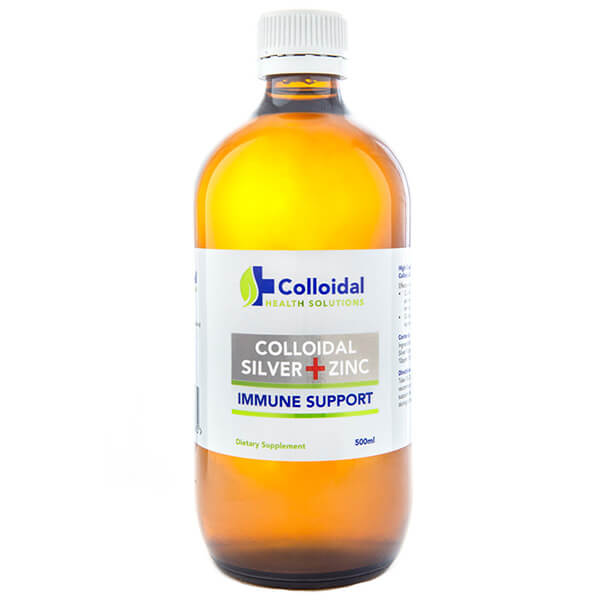 Colloidal Health Solutions Colloidal Silver + Zinc 500ml
