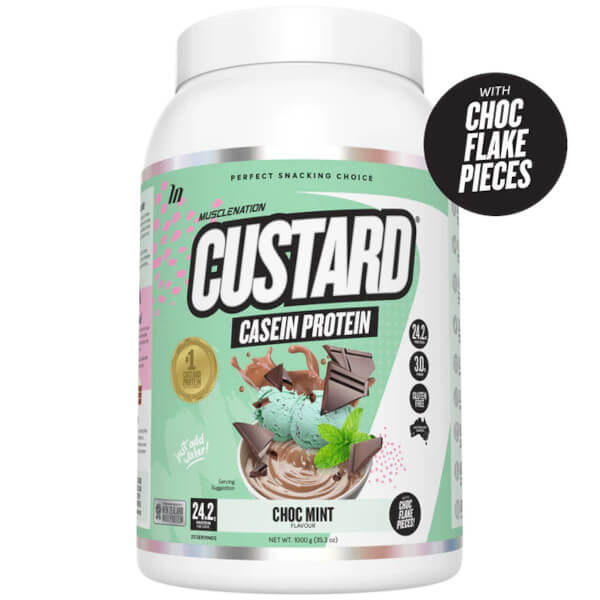 Muscle Nation Custard Casein Protein 25 Serves