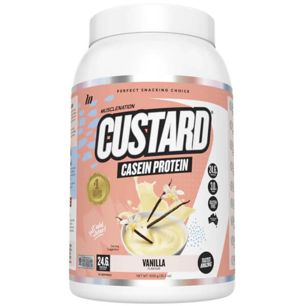 Muscle Nation Custard Casein Protein 25 Serves