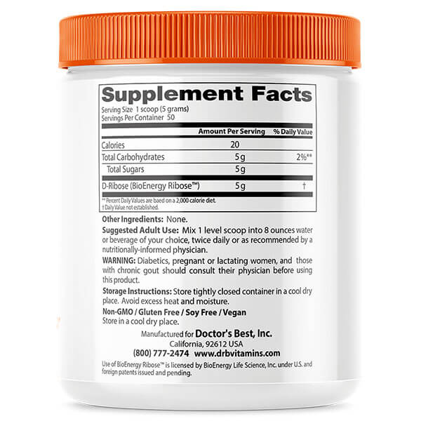 Doctor's Best D-Ribose 250g
