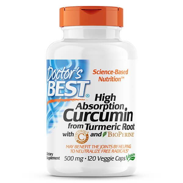 Doctor's Best High Absorption Curcumin 500mg 120 Caps
