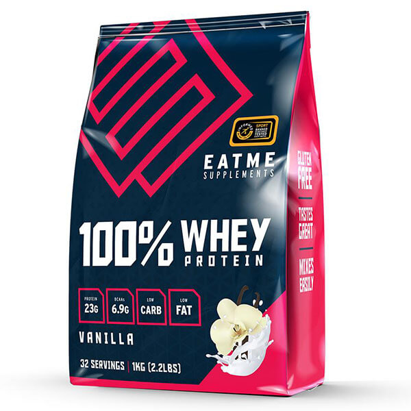 Eat Me Premium 100% Whey Protein 1kg CLEARANCE Short Dated end of 28/10/2026