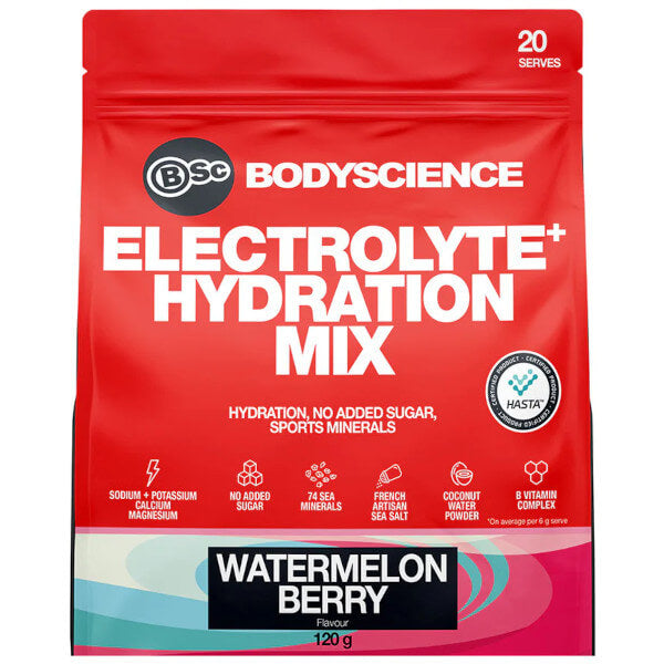 BSc Body Science Electrolytes & Hydration Mix 120g
