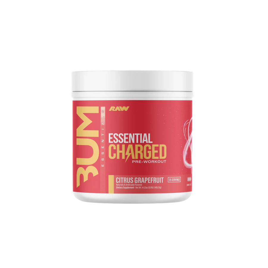 Essential Charged Pre-Workout Powder 25 Servings Clean Focus Energy