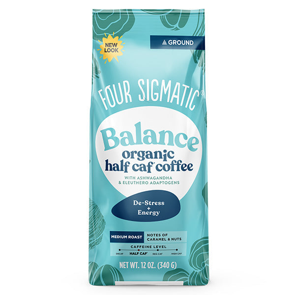 Four Sigmatic Balance Organic Half Caf Ground Coffee 340g