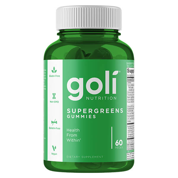 Goli Nutrition Supergreens Gummies x60