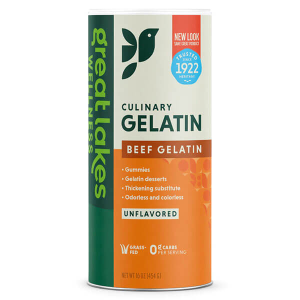 Great Lakes Wellness Unflavoured Beef Hide Gelatin 454g