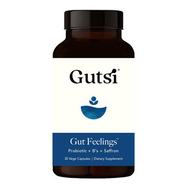 Gutsi Gut Feelings Probiotic Capsules with Bifidobacterium 1714 & Saffron