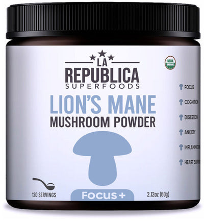LA Republica Superfoods Lion's Mane Mushroom Powder 60g