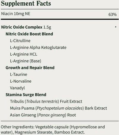 Snap Nitric Oxide Booster Capsules 60