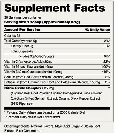 Snap Nitric Oxide 250g - Mixed Berry