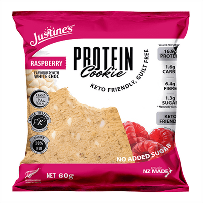 Justine's Protein Cookies 60g x12  CLEARANCE Short Dated 02/06/2024