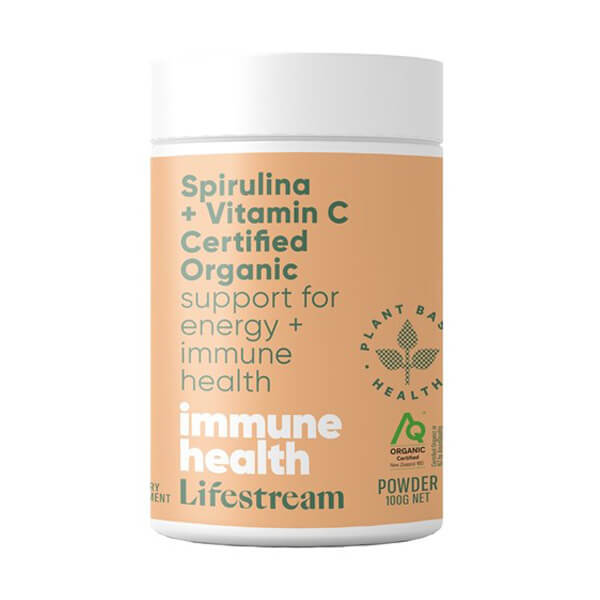 Lifestream Spirulina + Vitamin C Certified Organic 100g