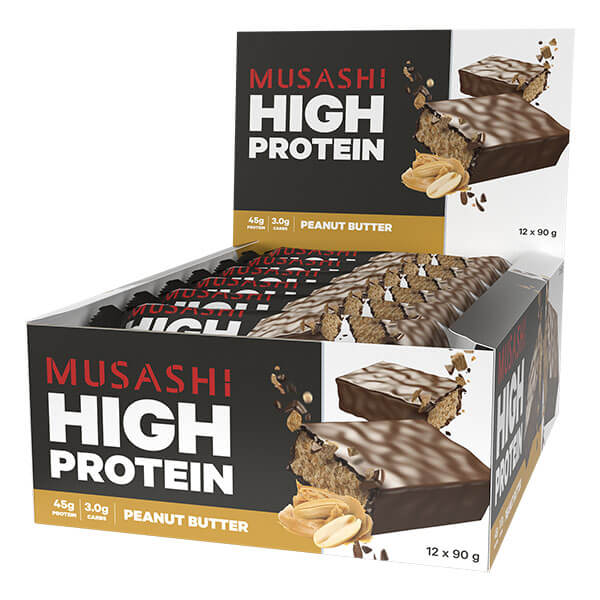 Musashi High Protein Bars Box of 12