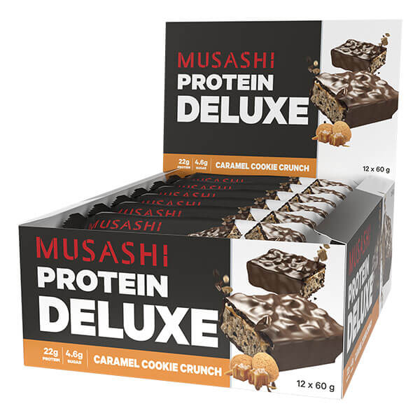 Musashi Deluxe Protein Bars 12x60g