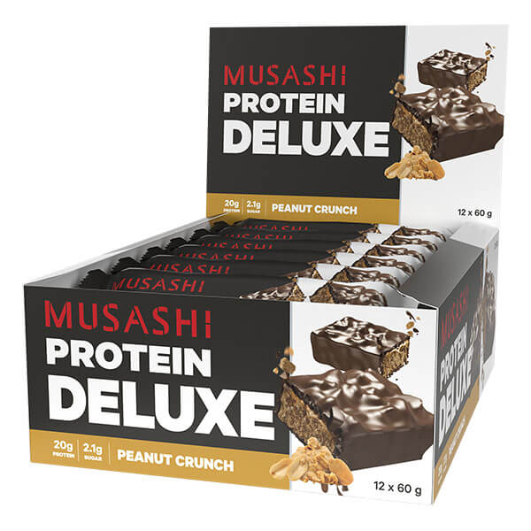 Musashi Deluxe Protein Bars 12x60g