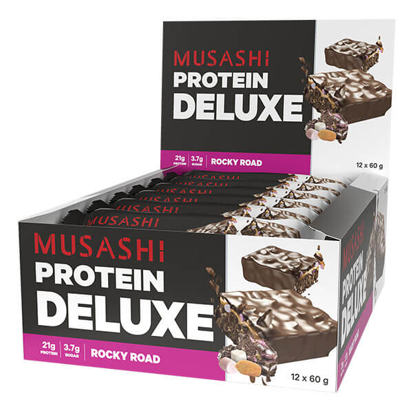 Musashi Deluxe Protein Bars 12x60g
