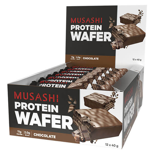 Musashi Protein Wafer Bar Box of 12