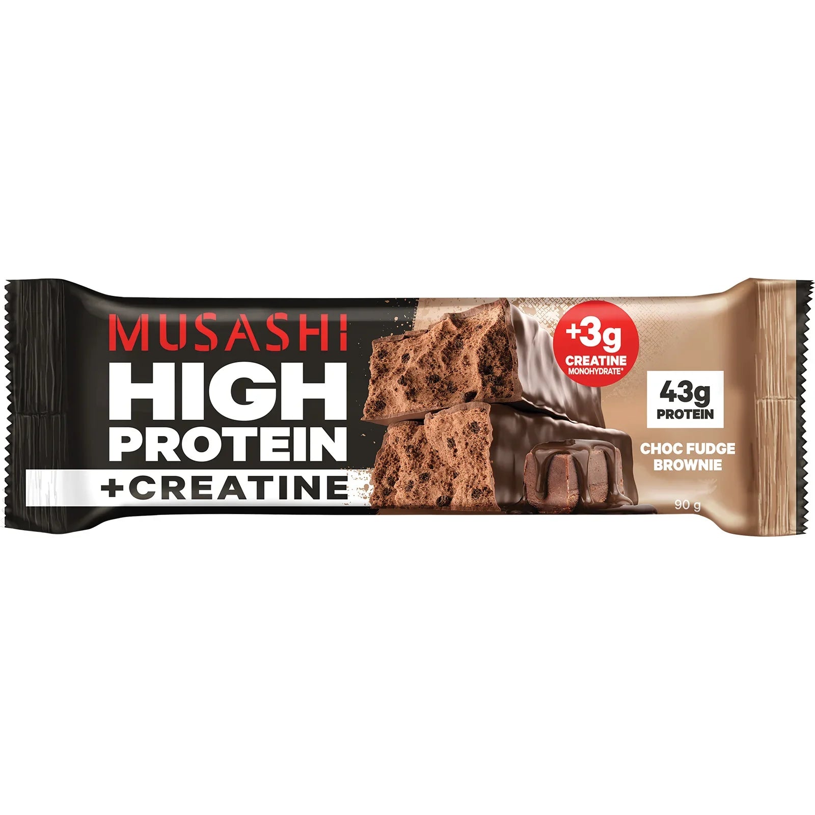 MUSASHI HIGH PROTEIN + CREATINE PROTEIN BAR