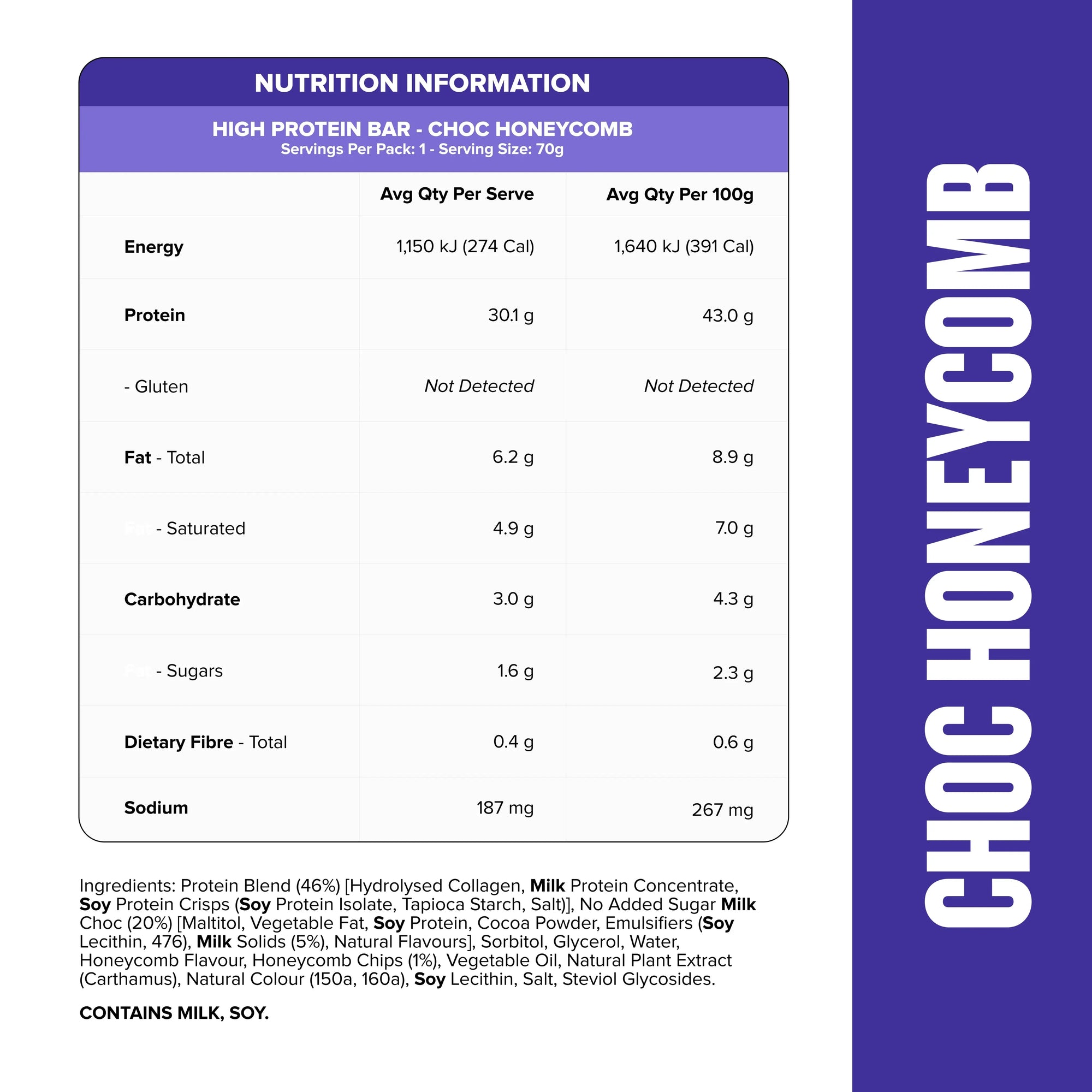 Muscle Nation High Protein Bar