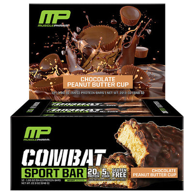 MusclePharm Combat Sport Bars 63g x12